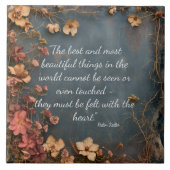 MOST BEAUTIFUL THINGS DECORATIVE TILE FLIESE (Vorderseite)