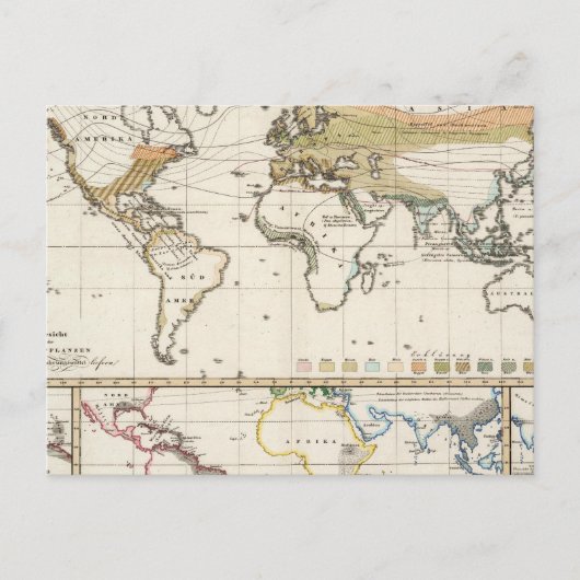 MOST BEDEUTSAM PFLANZGUT SPREAD DISTRICTS POSTKARTE (Vorderseite)