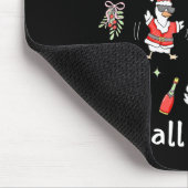 Most Definitely Not All In A Row Christmas Silly G Mousepad (Ecke)