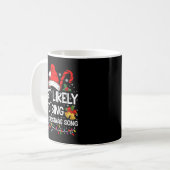 Most Likely Sing Every Christmas Song Xmas Family Kaffeetasse (Vorderseite Links)