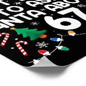 Most Likely To Ask Santa About 67 Funny Christmas  Poster (Ecke)