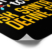 Most Likely To Ask Santa Define Good Funny Family Poster (Ecke)