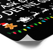 Most Likely To Ask Santa To Define Good Family Chr Poster (Ecke)