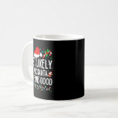 Most Likely To Ask Santa To Define Good Funny Chri Kaffeetasse (Vorderseite Links)