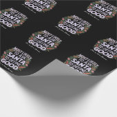 Most Likely to Ask Santa to Define "Good"  Geschenkpapier (Ecke)