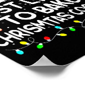 Most Likely To Bake Christmas Cookies Funny Xmas M Poster (Ecke)