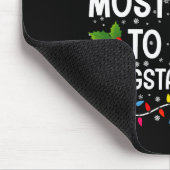 Most Likely To Be A Gangsta Wrapper Family Xmas Mousepad (Ecke)