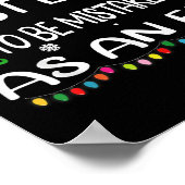 Most Likely To Be Mistaken As An Elf Christmas Fam Poster (Ecke)