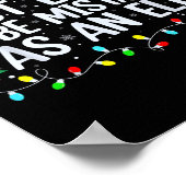 Most Likely To Be Mistaken As An Elf Funny Family  Poster (Ecke)