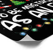 Most Likely To Be Mistaken As An Elf Funny Family Poster (Ecke)