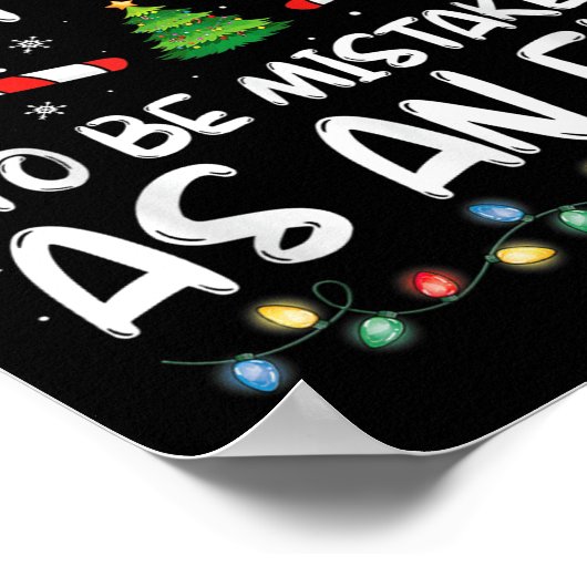 Most Likely To Be Mistaken As An Elf Funny Family Poster (Ecke)