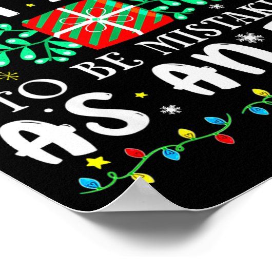 Most Likely To Be Mistaken As An Elf Xmas Matching Poster (Ecke)