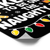 Most Likely To Be On The Naughty Lis Family Christ Poster (Ecke)