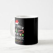 Most Likely To Be Santa's Favorite Family Matching Kaffeetasse (Vorderseite Links)