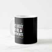 Most Likely To Be Santa's Favorite Family Matching Kaffeetasse (Vorderseite Links)