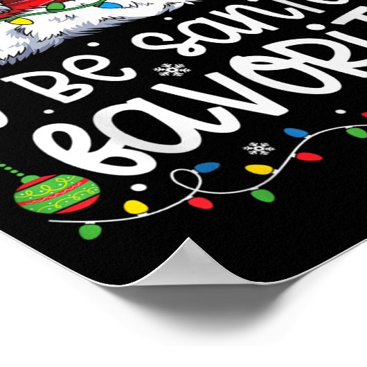 Most Likely To Be Santa's Favorite Family Matching Poster (Ecke)