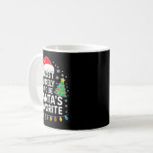 Most Likely To Be Santa's Favorite Shirt Family Ch Kaffeetasse (Vorderseite Links)