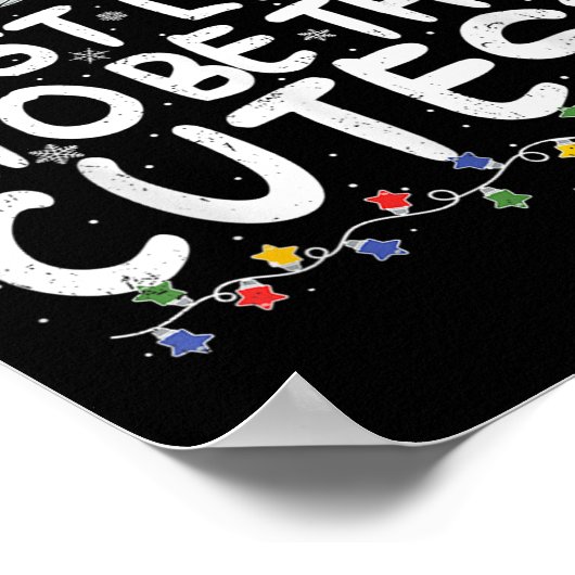 Most Likely To Be The Cutest Matching Christmas  Poster (Ecke)