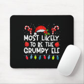 Most Likely To Be The Mpy Elf Family Crew Christma Mousepad (Mit Mouse)