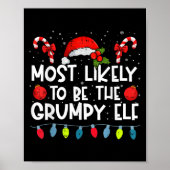 Most Likely To Be The Mpy Elf Family Crew Christma Poster (Vorne)