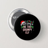 Most Likely To Be The Mpy Elf Funny Xmas Button (Vorne & Hinten)