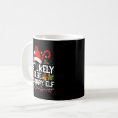 Most Likely To Be The Mpy Elf Funny Xmas T Shirt Kaffeetasse (Vorderseite Links)