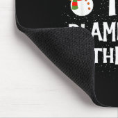 Most Likely To Blame It On The Elf Funny Christmas Mousepad (Ecke)