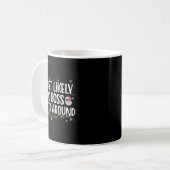 Most Likely To Boss Santa Around Funny Xmas Family Kaffeetasse (Vorderseite Links)