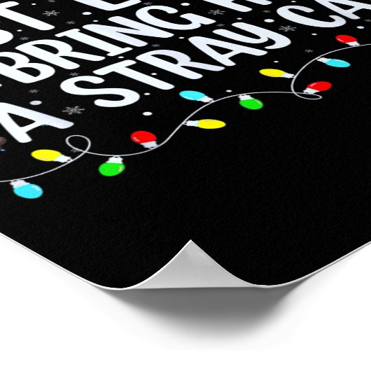 Most Likely To Bring Home A Stray Cat Matching Chr Poster (Ecke)