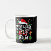 Most Likely To Call Santa 67 Six Seven Bruh Christ Kaffeetasse (Links)