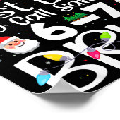 Most Likely To Call Santa 6-7 Bruh Funny Christmas Poster (Ecke)