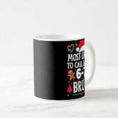 Most Likely To Call Santa 6-7 Bruh Meme Funny Chri Kaffeetasse (VorderseiteRechts)