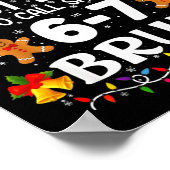 Most Likely To Call Santa 6-7 Bruh Meme Funny Chri Poster (Ecke)