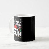 Most Likely To Call Santa Bruh Funny Matching Fami Kaffeetasse (Vorderseite Links)
