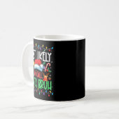 Most Likely To Call Santa Bruh Funny Matching Xmas Kaffeetasse (Vorderseite Links)