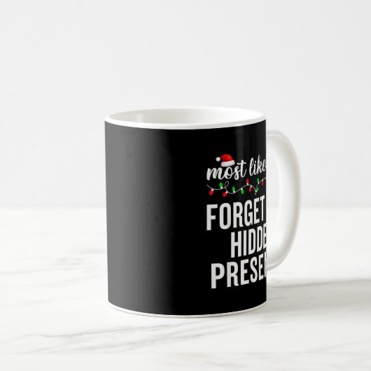 Most Likely To Christmas Matching Family Pajamas A Kaffeetasse (VorderseiteRechts)