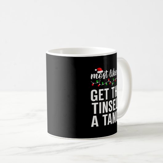 Most Likely To Christmas Matching Family Pajamas A Kaffeetasse (VorderseiteRechts)