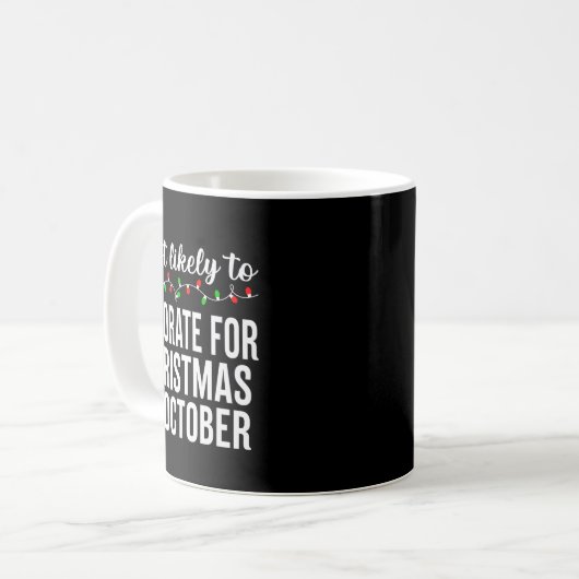 Most Likely To Christmas Matching Family Pajamas A Kaffeetasse (Vorderseite Links)