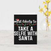 Most Likely To Christmas Matching Family Pajamas A Karte (Gelbe Blume)