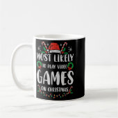 Most Likely To Christmas Matching Family Pajamas F Kaffeetasse (Links)