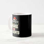 Most Likely To Christmas Matching Family Pajamas F Kaffeetasse (Vorderseite Links)