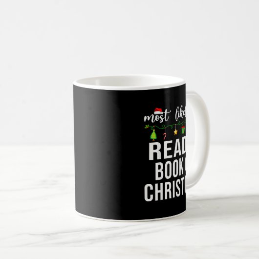 Most Likely To Christmas Matching Family Xmas Paja Kaffeetasse (VorderseiteRechts)