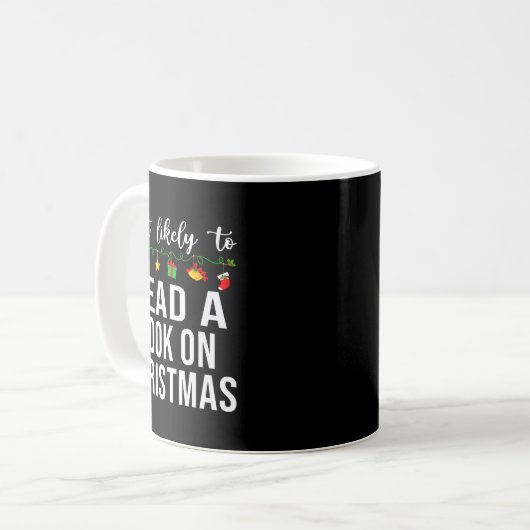 Most Likely To Christmas Matching Family Xmas Paja Kaffeetasse (Vorderseite Links)