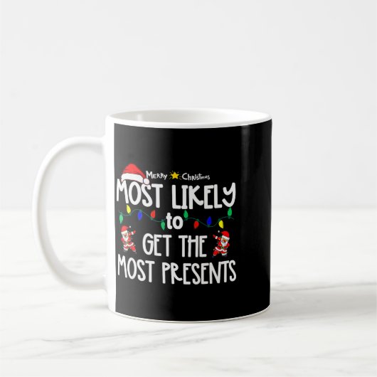 Most Likely To Christmas Shirt Matching Family Paj Kaffeetasse (Links)