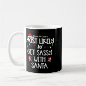 Most Likely To Christmas Shirt Matching Family Paj Kaffeetasse (Links)