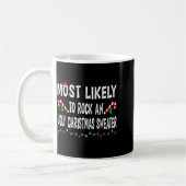 Most Likely To Christmas Xmas Pajamas Funny Matchi Kaffeetasse (Links)
