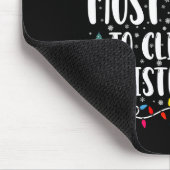 Most Likely To Climb The Xmas Tree Christmas Mousepad (Ecke)