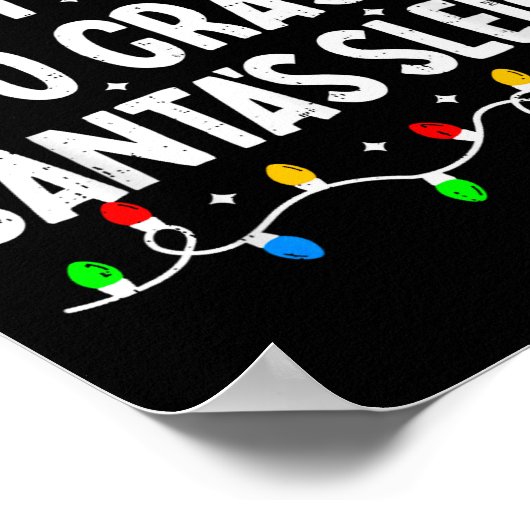 Most Likely To Crash Santas Sleigh Family Matching Poster (Ecke)