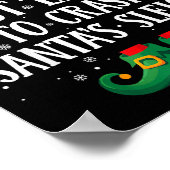 Most Likely To Crash Santa's Sleigh Matching Chris Poster (Ecke)