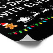 Most Likely To Dance With Elves Family Christmas  Poster (Ecke)